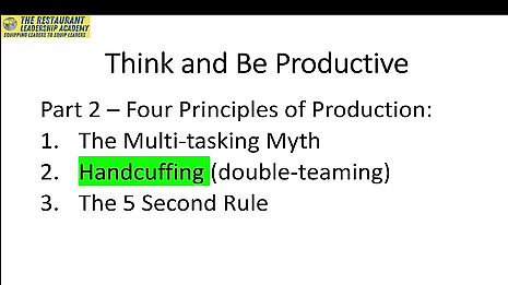 P2.2 Production - Handcuffing (Double-teaming):